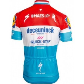 2019 Deceuninck-Quick-Step luxembourgian champ Short Sleeve cycling Jersey bike clothing Cycle apparel Shirt