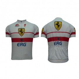 2012 ERG White Cycling Jersey Short Sleeve