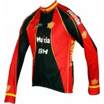 2012 España murcia Inverse Radsport-Profi-Team-Winter fleece long sleeve jersey jacket