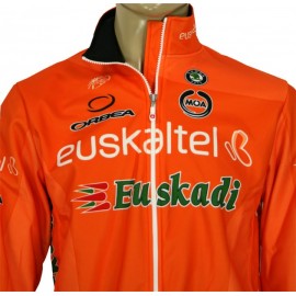 2012 EUSKALTEL Euskadi MOA Radsport-Profi-Team-Winter Fleece long sleeve jersey jacket