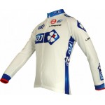 Francaise des Jeux (FdJ) - Tour 2010 Radsport-Profi-Team - Winter Fleece Long Sleeve Jersey Jacket