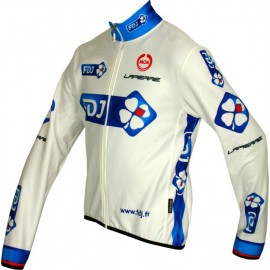FRANCAISE DES JEUX (FDJ) 2011 MOA Radsport-Profi-Team- Winter Fleece Long Sleeve Jersey Jacket