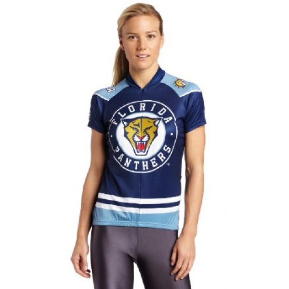 NHL Florida Panthers Woman Cycling Jersey Short Sleeve