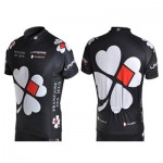 2010 Fdj Lapierre Ultimate Cycles Black Short Sleeve Cycling Jersey 