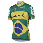 Team Garmin-Cervelo 2011 Brazil National Champion Short Sleeve Jersey