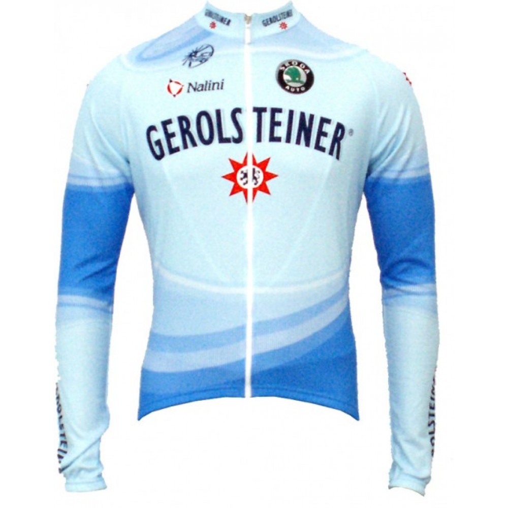 Gerolsteiner 2007 Radsport-Profi-Team- Long  Sleeve  Jersey
