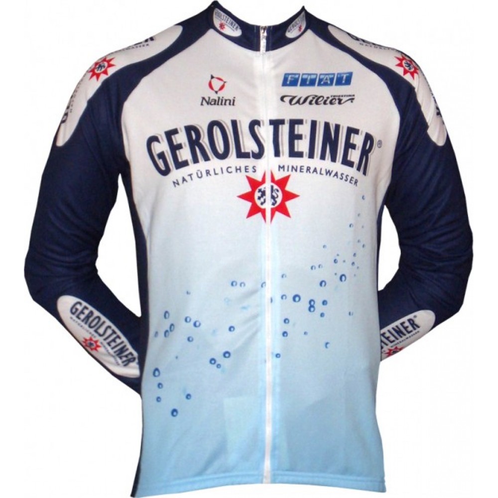 Gerolsteiner 2003 Radsport-Profi-Team-Winter Fleece Long  Sleeve  Jersey