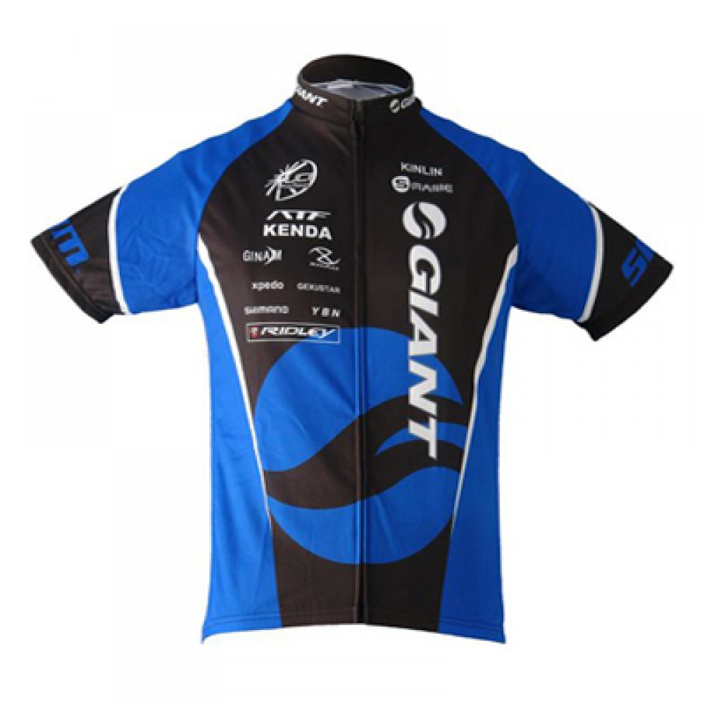 2010 Team Giant Cycling Short Sleeve Jersey In Blue