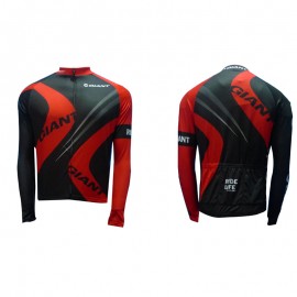 2012 GIANT Black-Red Cycling Long Sleeve Jersey