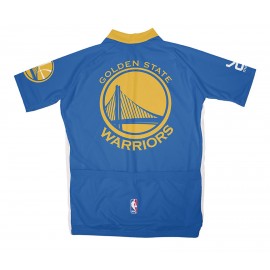 NBA Golden State Warriors Blue Cycling Jersey Short Sleeve