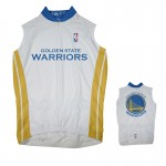 NBA Golden State Warriors sleeveless white cycling jersey bike clothings vest