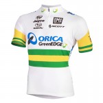 Orica GreenEdge Short Sleeve Jersey Australian Champion 2012