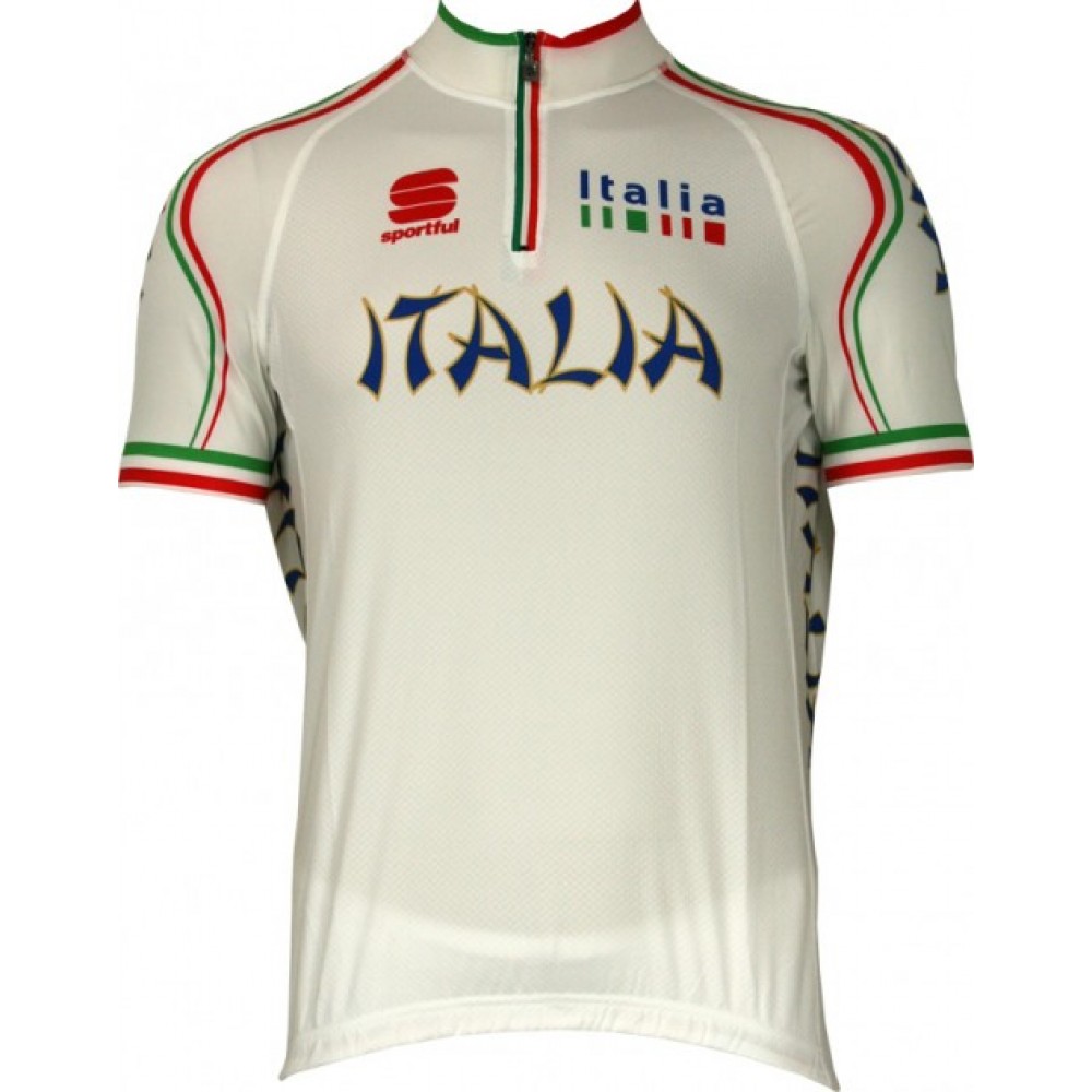 ITALIA (Bejing) Sportful Radsport - Short  Sleeve  Jersey (Full-length Zipper)