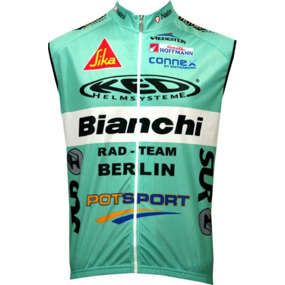 Bianchi Berlin 2010 Nalini Radsport-Profi-Team sleeveless Cycling jersey Vest