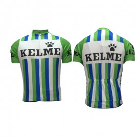 Kelme Throwback Green Cycling Jersey Short Sleeve