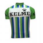 Kelme Throwback Green Cycling Jersey Short Sleeve