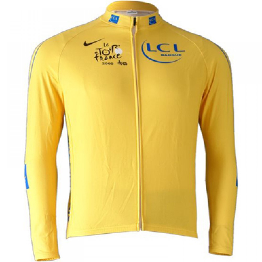 2011 Tour de France LCL Long Sleeve Cycling Jersey