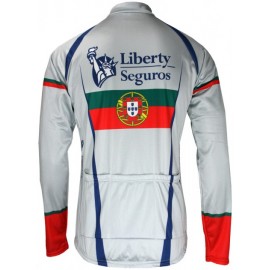 Liberty Seguros 2009 Portugisischer Meister Inverse Radsport-Profi-Team - Long  Sleeve  Jersey
