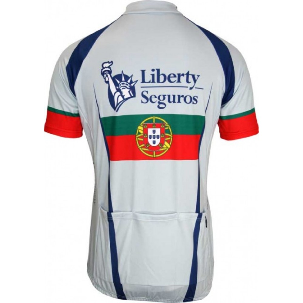 Liberty Seguros 2009 Portugisischer Meister Inverse Radsport-Profi-Team - Short  Sleeve  Jersey