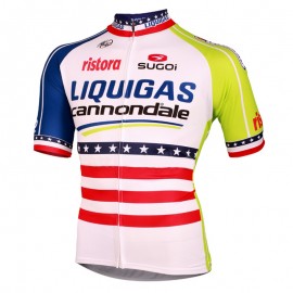 2012-2013 LIQUIGAS-CANNONDALE American Champion Short Sleeve Jersey + Shorts Kit