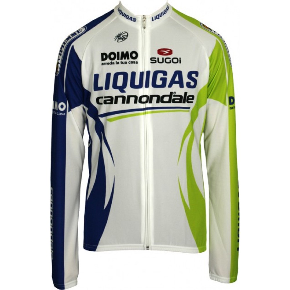 LIQUIGAS CANNONDALE 2011 Sugoi Radsport-Profi-Team Long Sleeve Jersey