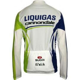 LIQUIGAS CANNONDALE 2011 Sugoi Radsport-Profi-Team Winter Fleece Long Sleeve Jersey