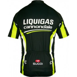 LIQUIGAS CANNONDALE 2012 Black Edition Sugoi Radsport-Profi-Team Short Sleeve Jersey