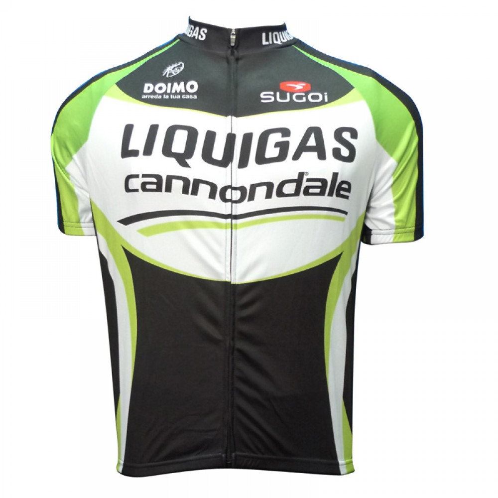 LIQUIGAS CANNONDALE 2012 black edition Short Sleeve Jersey