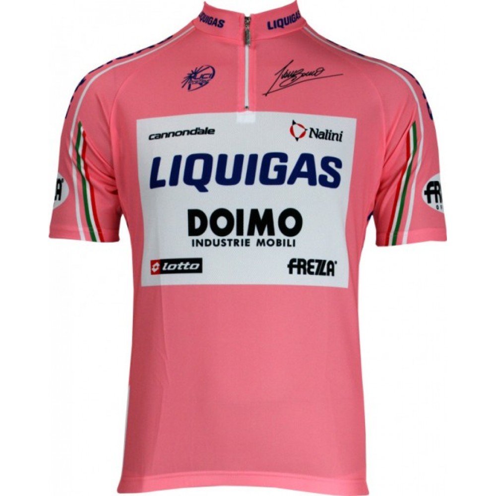 Liquigas 2010 Giro d'Italia Sieger Radsport-Profi-Team Short Sleeve Jersey