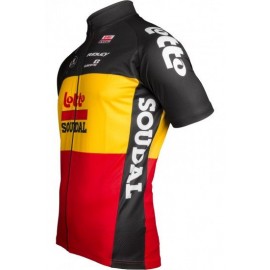 2019 LOTTO SOUDAL belgian time trail champ Short Sleeve cycling Jersey bike clothing Cycle apparel Shirt