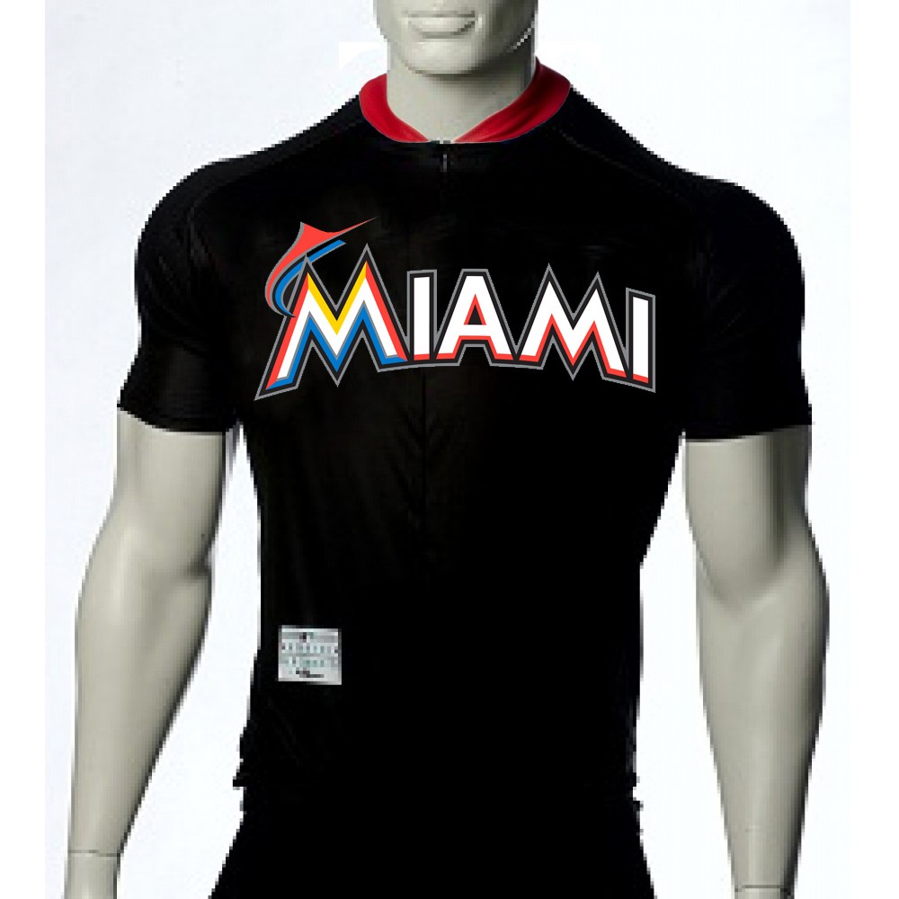 MLB Miami Marlins Cycling Jersey Bike Clothing Cycle Apparel Shirt Ciclismo