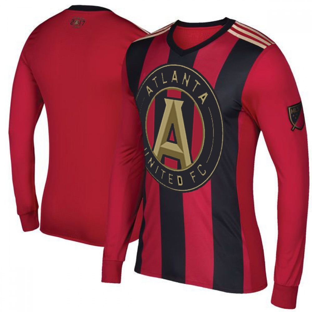 MLS Atlanta United FC Long Sleeve Cycling Jersey Bike Clothing Cycle Apparel Shirt Outfit