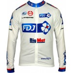 FRANCAISE DES JEUX (FDJ) - BIG MAT 2012 MOA Radsport-Profi-Team- Winter Fleece Long Sleeve Jersey Jacket