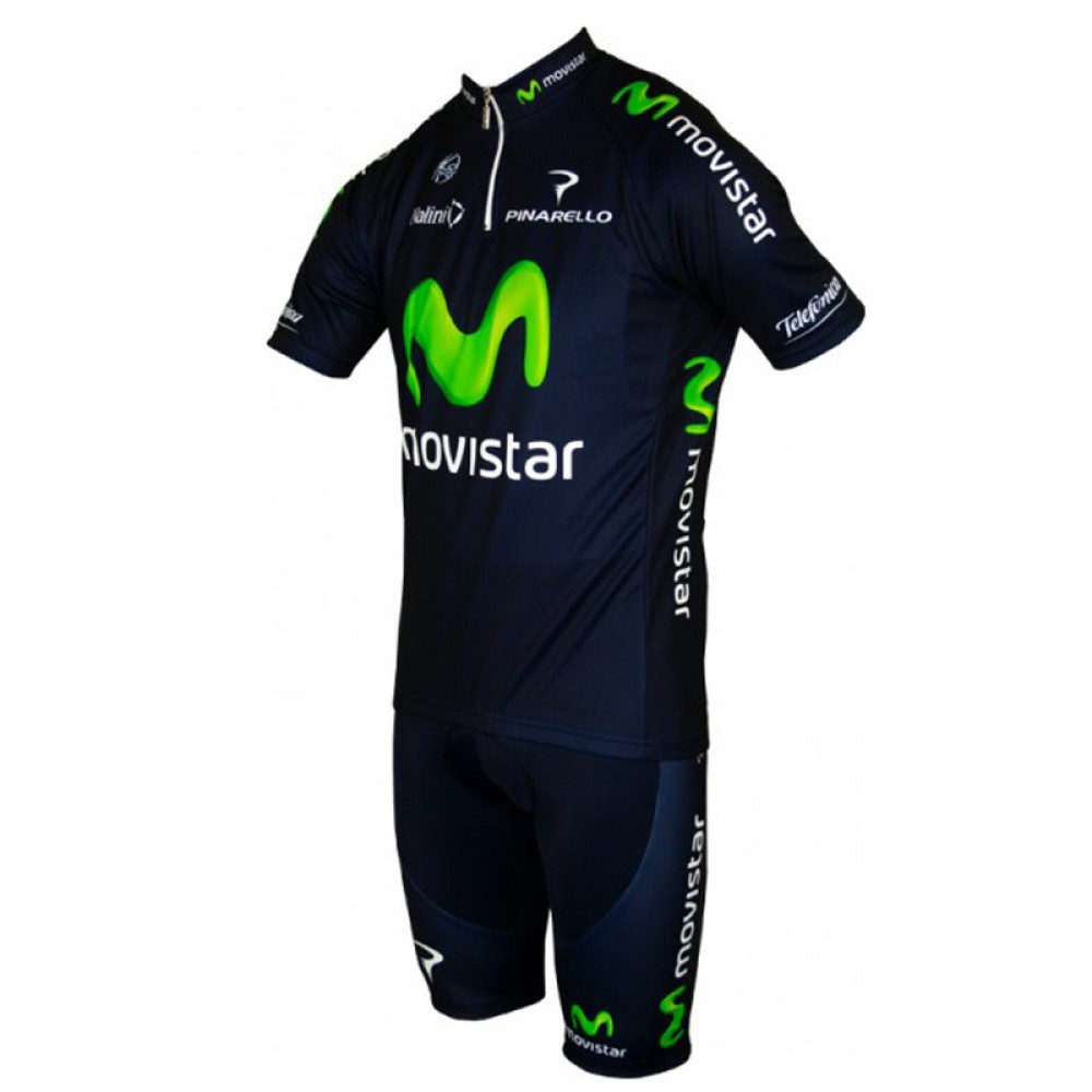 2013 MOVISTAR professional team cycle jersey Short Sleeve + Shorts Kit