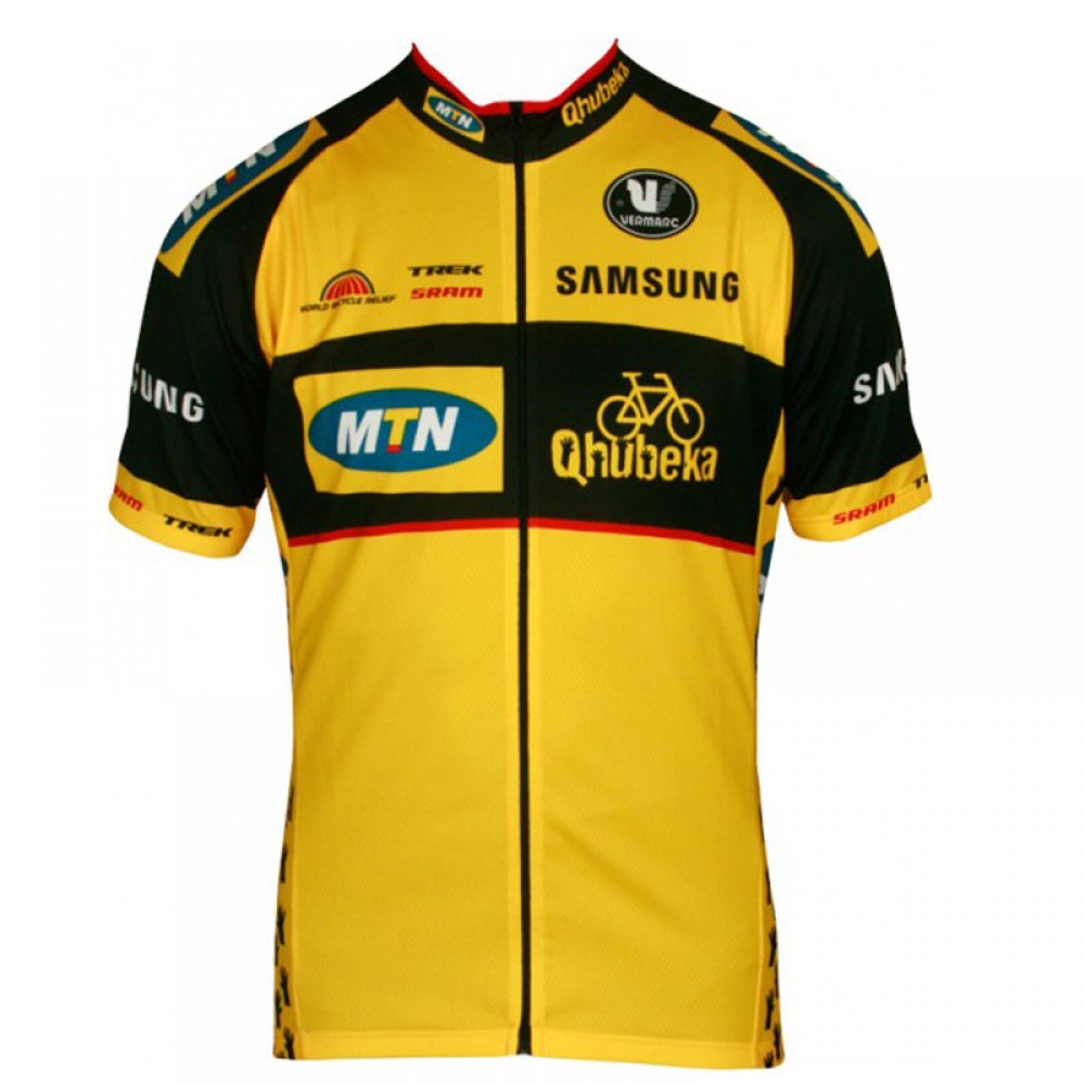 MTN QHUBEKA 2013 Vermarc professional cycling team - short sleeve cycling jersey