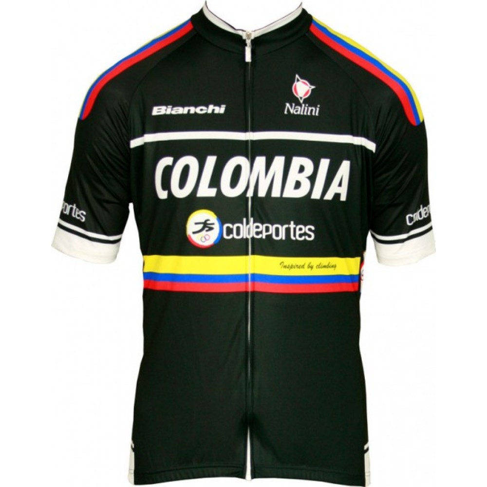 Colombia - Coldeportes 2012 - professional team Cycling Short Sleeve Jersey