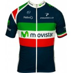 MOVISTAR italienischer Meister 2012 Radsport-Profi-Team Short Sleeve Jersey