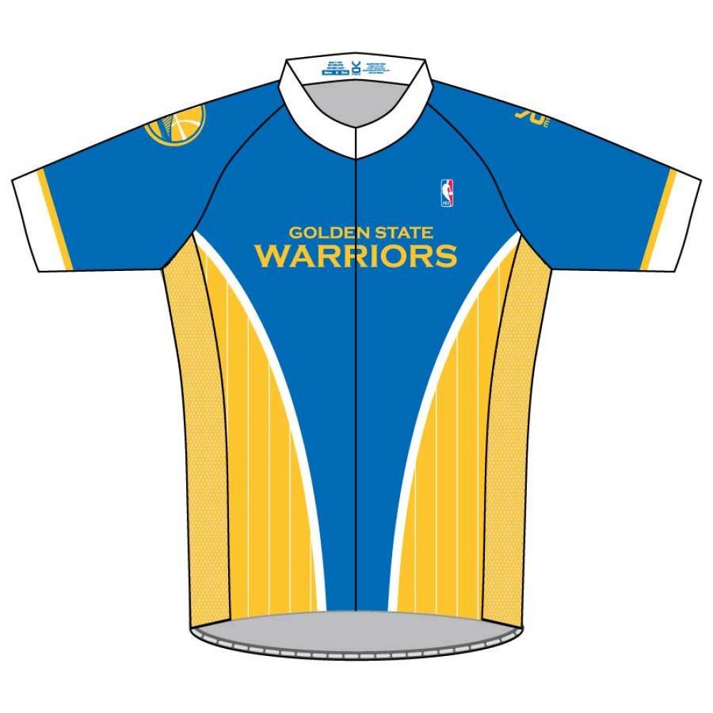 NBA Golden State Warriors Cycling Jersey Short Sleeve