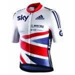 2013 GB Great Britain Team SKY Short sleeve Cycling jersey