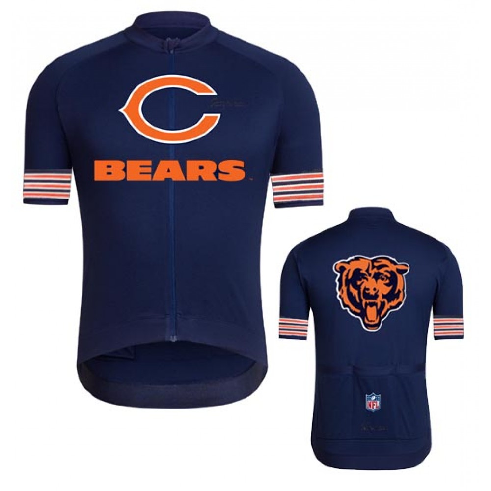 NFL  Chicago Bears Cycling  Short Sleeve Jersey