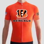 NFL Cincinnati Bengals Cycling Jersey Short Sleeve