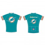NFL Miami Dolphins Short Sleeve Cycling Jersey Bike Clothing