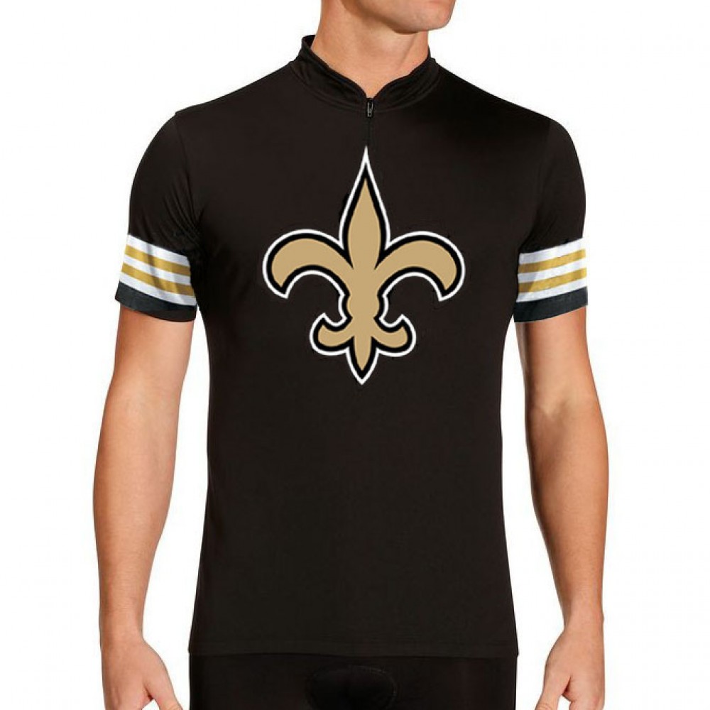 NFL New Orleans Saints Short Sleeve Cycling Jersey Bike Clothing