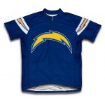 NFL San Diego Los Angeles Chargers Short Sleeve Cycling Jersey Bike Clothing