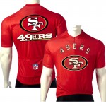 NFL  San Francisco 49ers NINERS Cycling  Short Sleeve Jersey