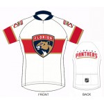 NHL Florida Panthers White cycling Jersey Short Sleeve