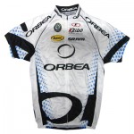 2011 ORBEA White Cycling Short Sleeve Jersey