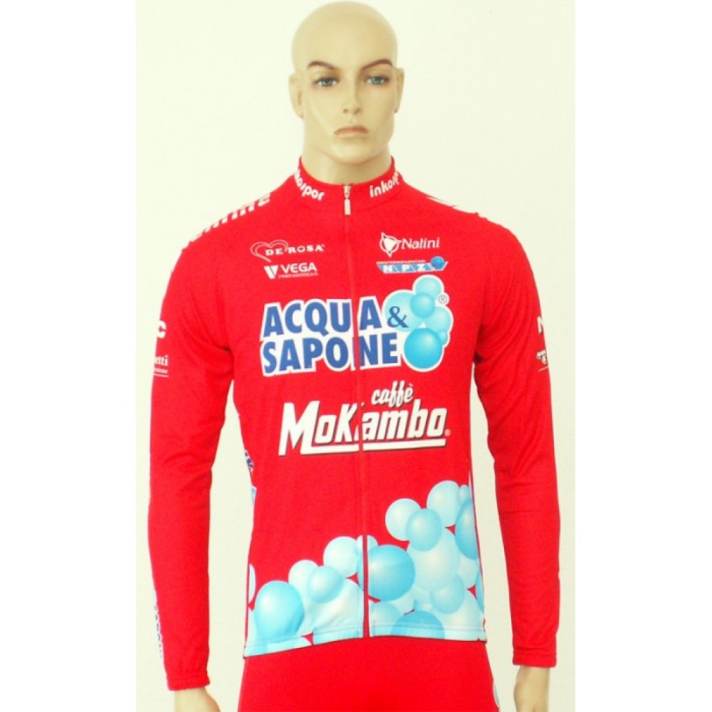 Acqua & Sapone 2006 Radsport - Nalini Radsport-Profi-Team  Long Sleeve Winter Jersey