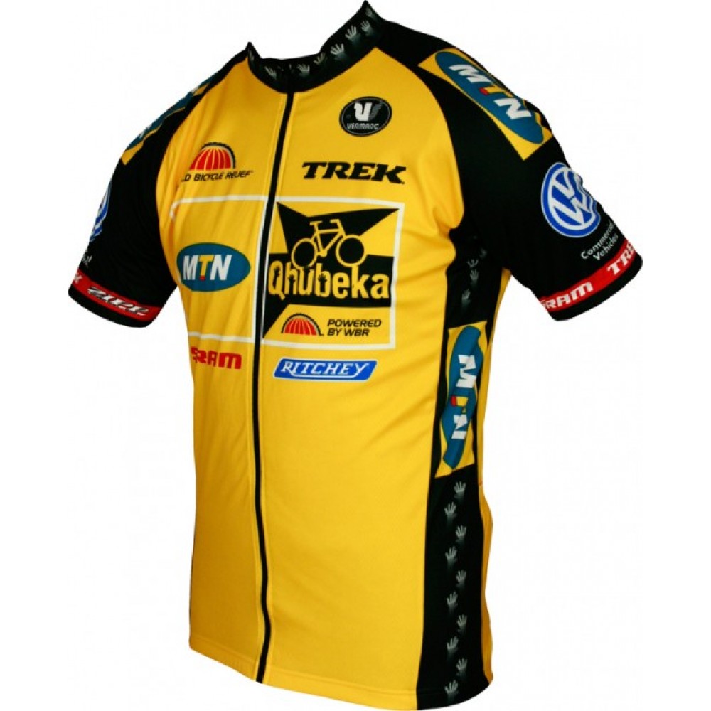 MTN QHUBEKA 2012 Vermarc Radsport-Profi-Team - Short  Sleeve  Jersey
