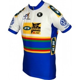 MTN QHUBEKA Namibischer Meister 2011-12 Vermarc Radsport-Profi-Team - Short  Sleeve  Jersey